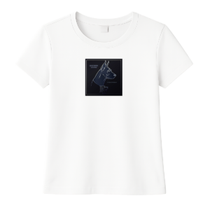 Camiseta feminina 100% algodão.